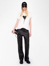 FLOWING HEART TEE - White