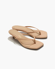 SQUARE TOE JULIA SANDAL - Sunkissed Suede