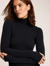 BALLET TURTLENECK BODYSUIT - Black