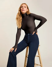 BALLET TURTLENECK BODYSUIT - Espresso