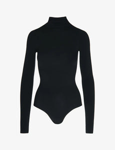 BALLET LONG TURTLENECK BODYSUIT - Black