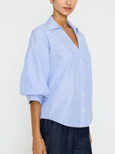 KATE SHIRT -Blue Stripe