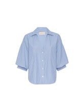 KATE SHIRT -Blue Stripe