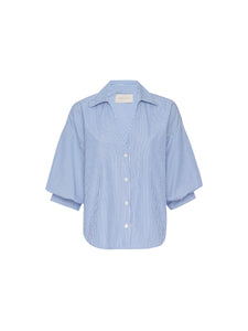 KATE SHIRT -Blue Stripe