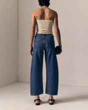 SELENA CROP CUFFED- Indigo Bloom