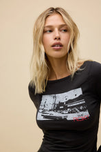 THE ROXY PHOTO BOATNECK LONG SLEEVE- Reactive Black