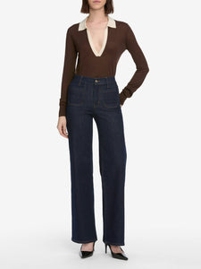 LE SLIM PALAZZO MODERNIST POCKET - Rinse
