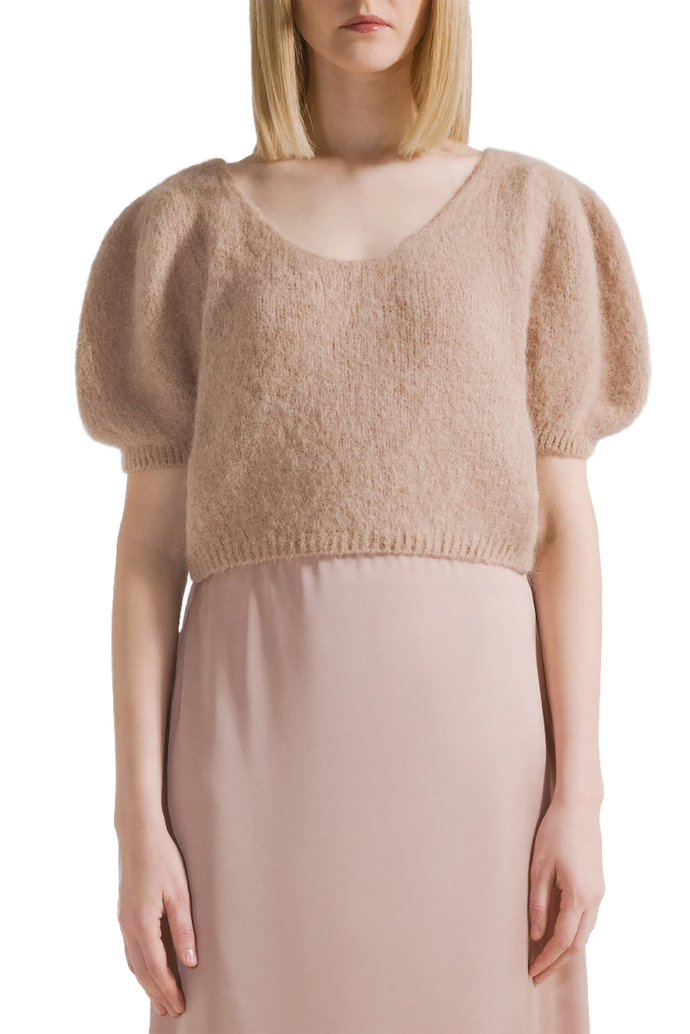 LOLADA PULOVER - Medium brown