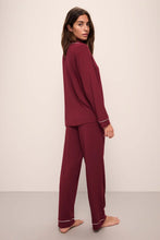 GISELE LONG PJ SET - Cabernet/Ivory