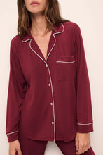 GISELE LONG PJ SET - Cabernet/Ivory