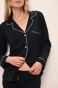 GISELE LONG PJ SET - Black/Sorbet