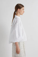 DRAWSTRING SHIRT - White