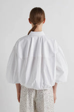 DRAWSTRING SHIRT - White
