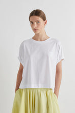 TIE DETAIL TEE - White