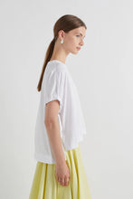 TIE DETAIL TEE - White