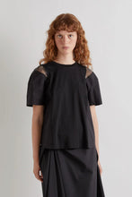 SLEEVE DETAIL TEE - Black