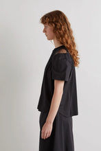 SLEEVE DETAIL TEE - Black