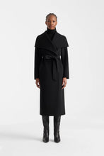 MAI-CN WRAP COAT - Black