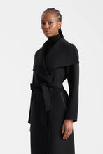 MAI-CN WRAP COAT - Black