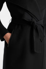 MAI-CN WRAP COAT - Black