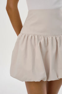 MARIGOLD BUBBLE SKIRT - Whisper White