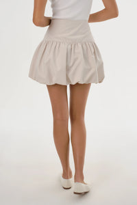 MARIGOLD BUBBLE SKIRT - Whisper White