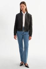 MARLEY WEAVE JACKET - Black