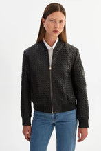 MARLEY WEAVE JACKET - Black