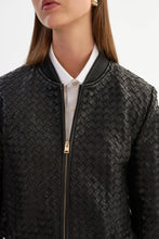 MARLEY WEAVE JACKET - Black