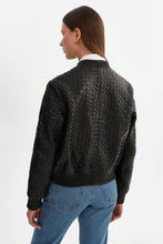 MARLEY WEAVE JACKET - Black