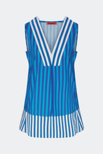 MAR POPLIN MINI DRESS - Tonal Blue