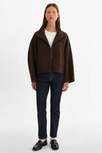 MCKENNA JACKET - Heather Dark Brown