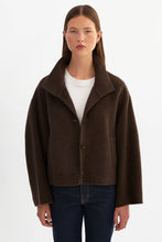 MCKENNA JACKET - Heather Dark Brown