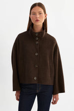 MCKENNA JACKET - Heather Dark Brown