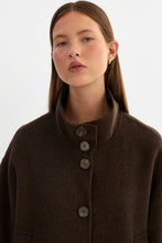 MCKENNA JACKET - Heather Dark Brown