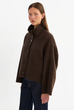 MCKENNA JACKET - Heather Dark Brown