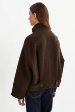MCKENNA JACKET - Heather Dark Brown