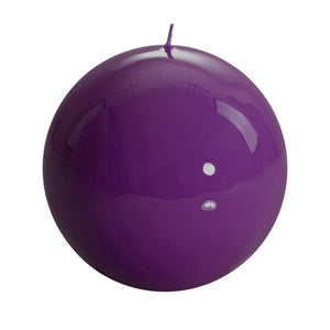 BALL CANDLE LARGE - Purple