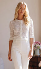 MIA BUTTERFLY CARDIGAN - White
