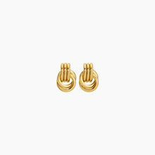 MICRO KNOT EARRINGS - Gold