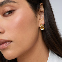 MICRO KNOT EARRINGS - Gold