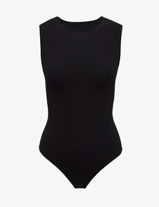 NEOPRENE SIGNATURE BODYSUIT - Black