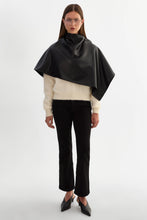 NEZRA REVERSIBLE CAPE - Black