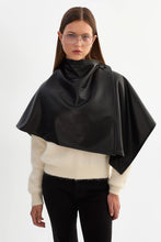 NEZRA REVERSIBLE CAPE - Black