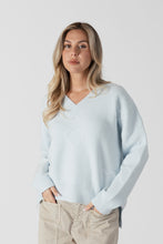 OCEAN HEART SWEATER - Powder Blue