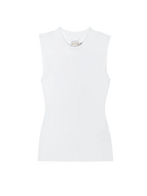 JOAN MOCK TANK - White