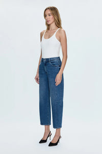 ELI HIGH RISE ARCHED DENIM - Augustus