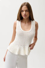 ANNA KNIT TOP - White
