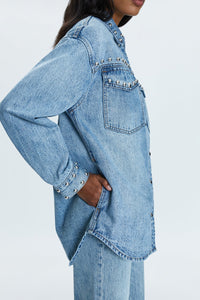 MANDY DENIM SHACKET - Satellite