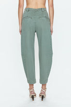ELI HIGH RISE ARCHED TROUSER - Calvary Olive Green